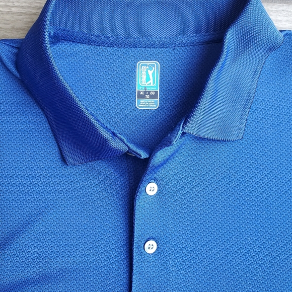 PGA TOUR Polo Blue Golf Shirt Size XL - Picture 2 of 6